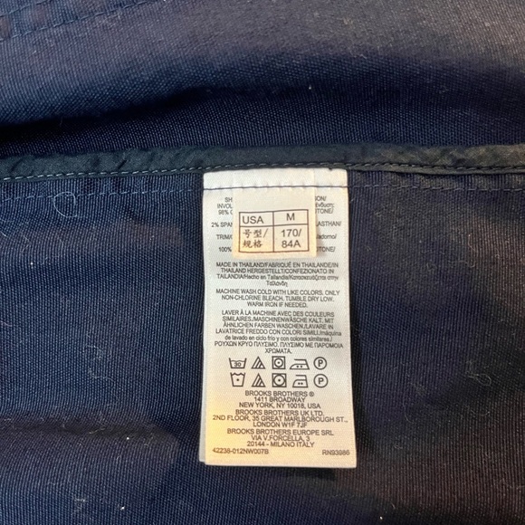 Brooks Brothers Women’s Navy Utility Jacket Size M | Button Front Belted Waist - Picture 11 of 14